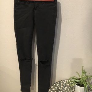 black garage jeans